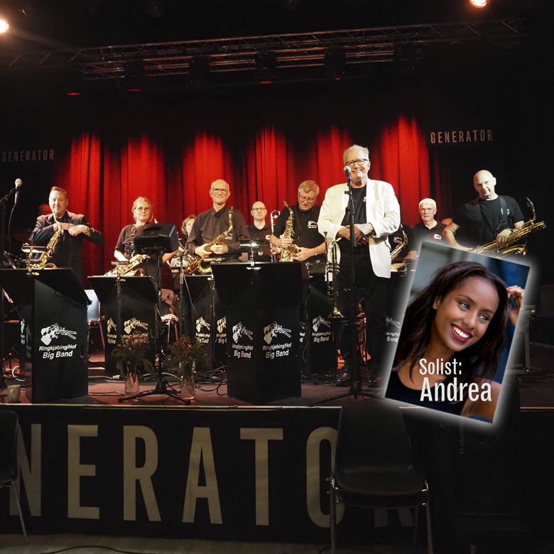 RINGKJØBING/HOF BIG BAND - solist Andrea Lykke Oehlenschlæger